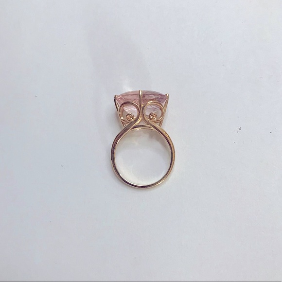 SOON 👀 PEACH MORGANITE 🎟 in 14K YELLOW GOLD ⚜️ - Picture 3 of 8